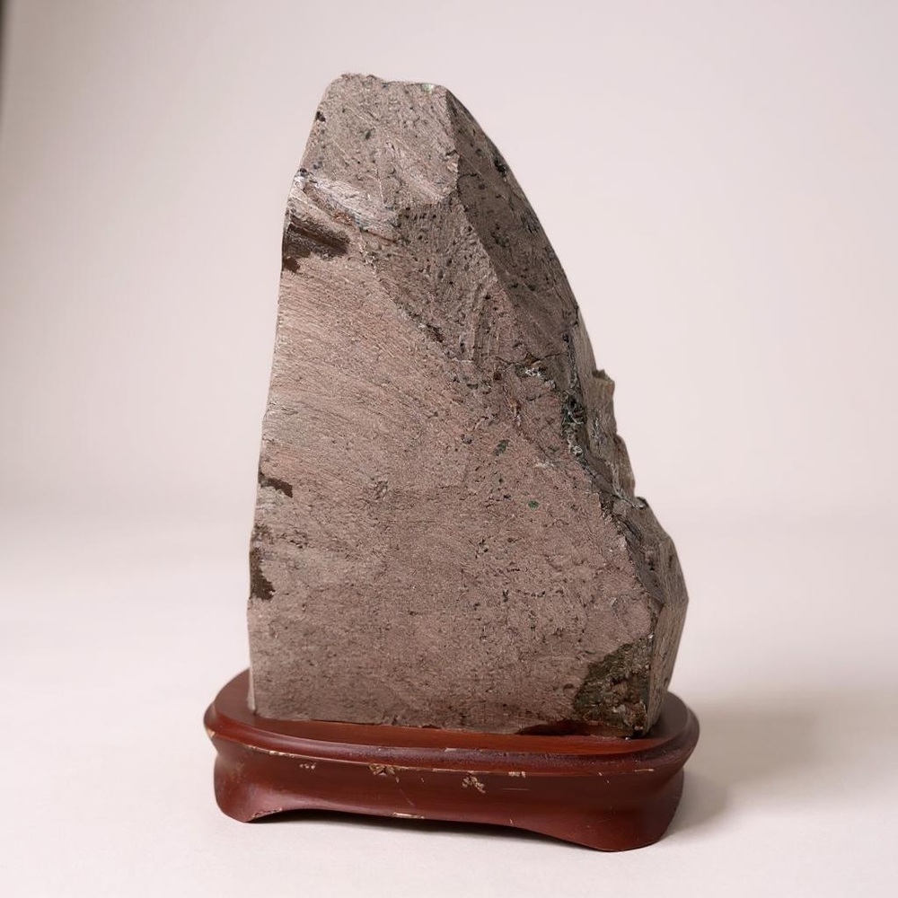 PRICE IS FIRM - Natural Citrine Accent Piece with Custom Wooden Base - Picture 7 of 12